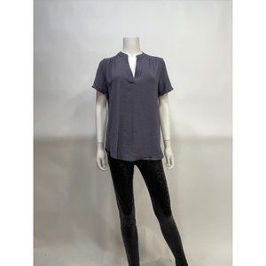Entro Grey Short Sleeve Tunic Top
